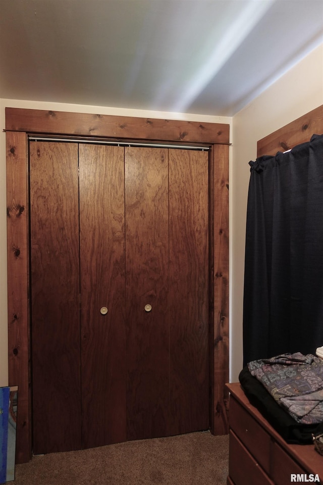 interior space featuring carpet floors