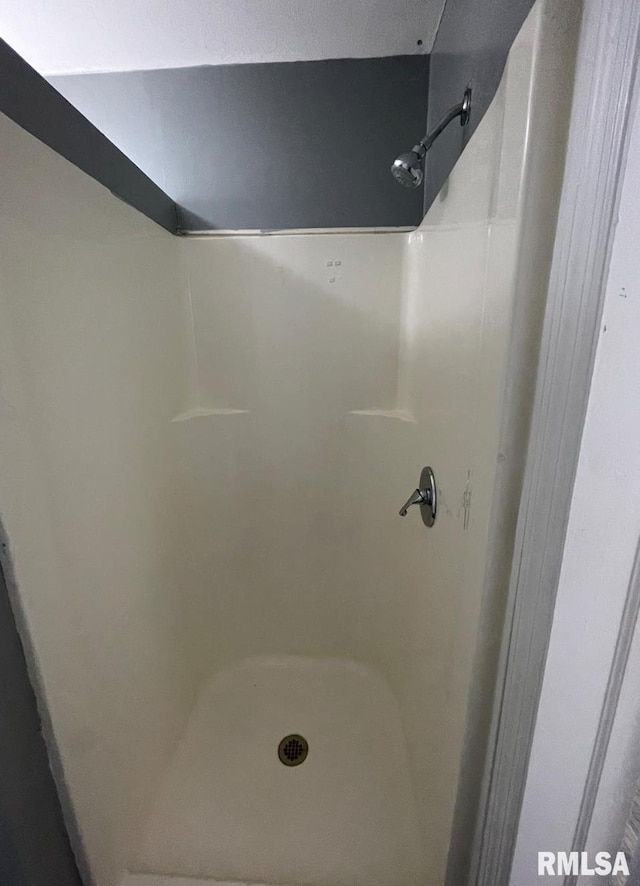 bathroom with walk in shower