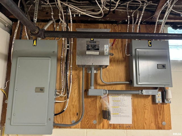 utilities with electric panel