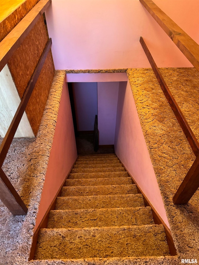 view of stairs