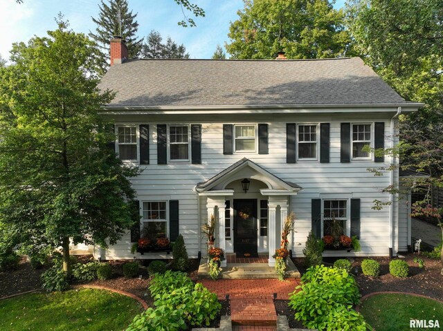 view of colonial house