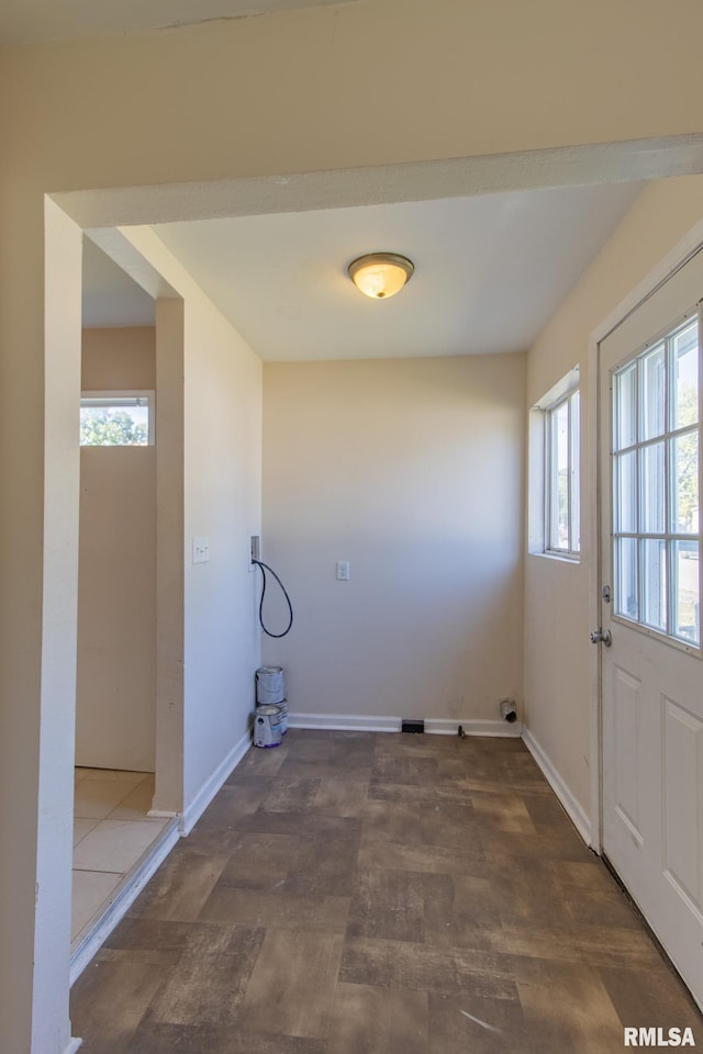 view of laundry room