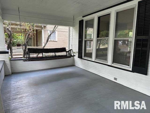 view of patio with covered porch