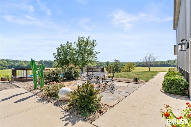 view of patio