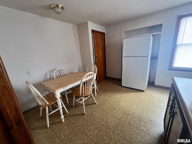 view of dining room