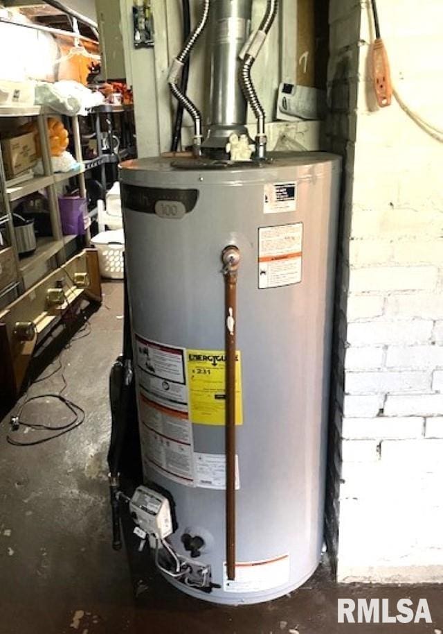 utilities with gas water heater