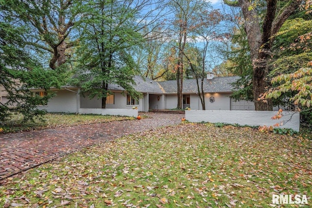 view of ranch-style house