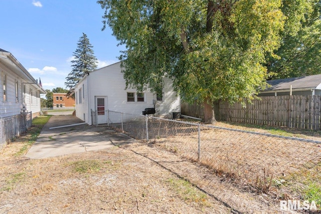 view of back of property