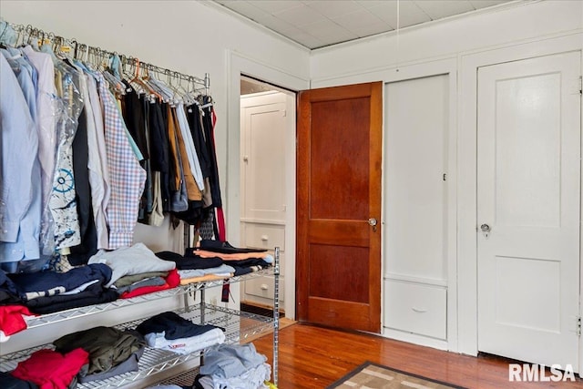 view of closet