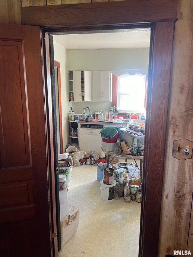 321 N County Road 1200, West Point, IL 62380 - hall with tile patterned floors