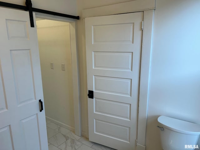 bathroom with toilet