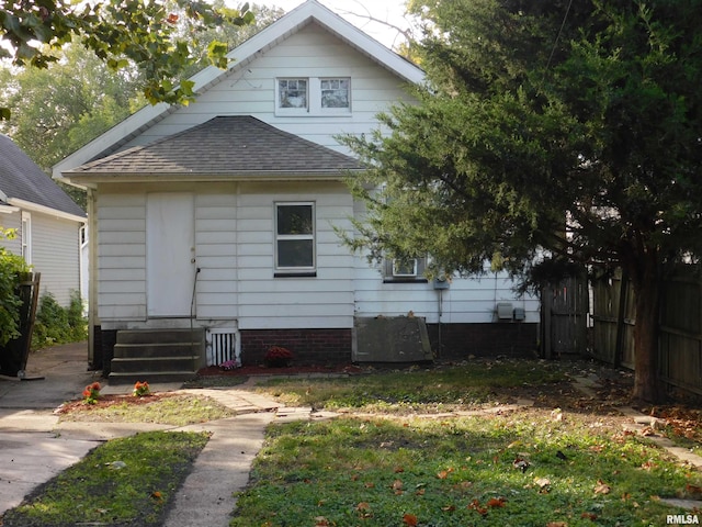 view of back of house