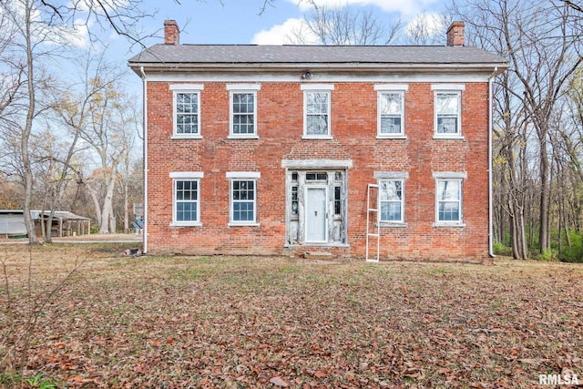 view of colonial-style house