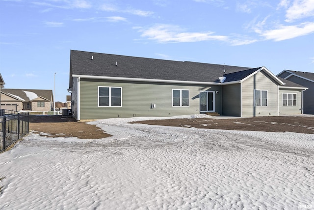 view of back of property