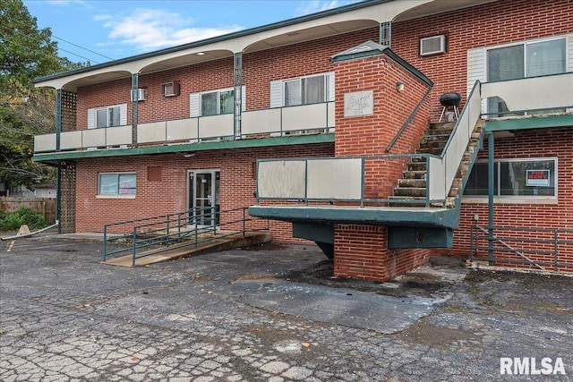 view of rear view of property