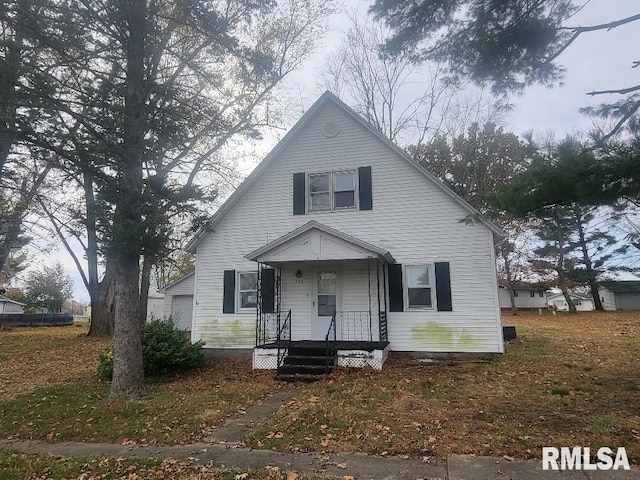 view of bungalow-style house