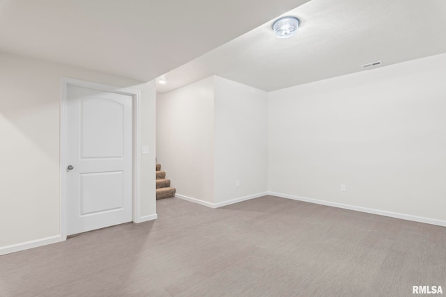 interior space with light carpet