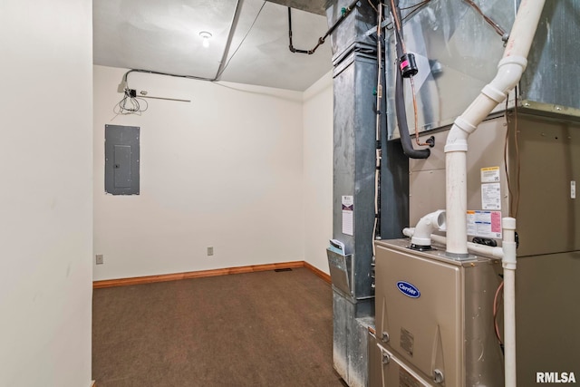 utility room featuring electric panel