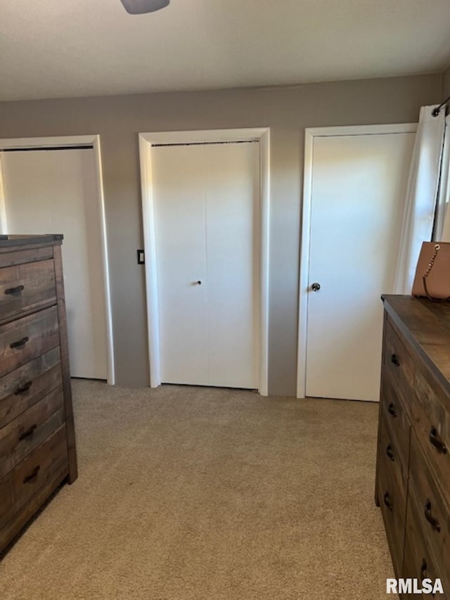212 N Eastview St, Camp Point, IL 62320 - bedroom with two closets and light carpet