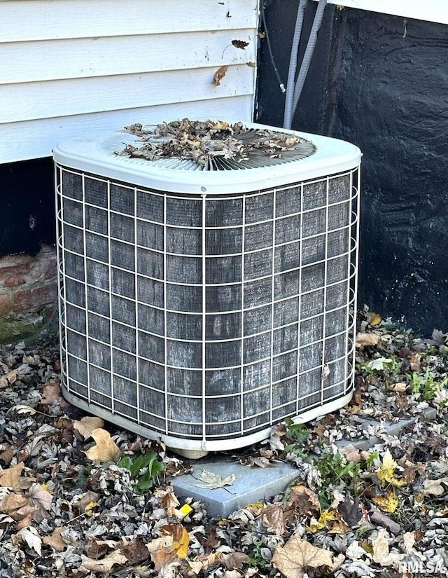 exterior details featuring cooling unit