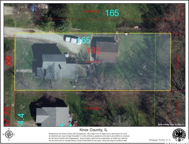 508 S Main St, Abingdon, IL 61410 - map of property location