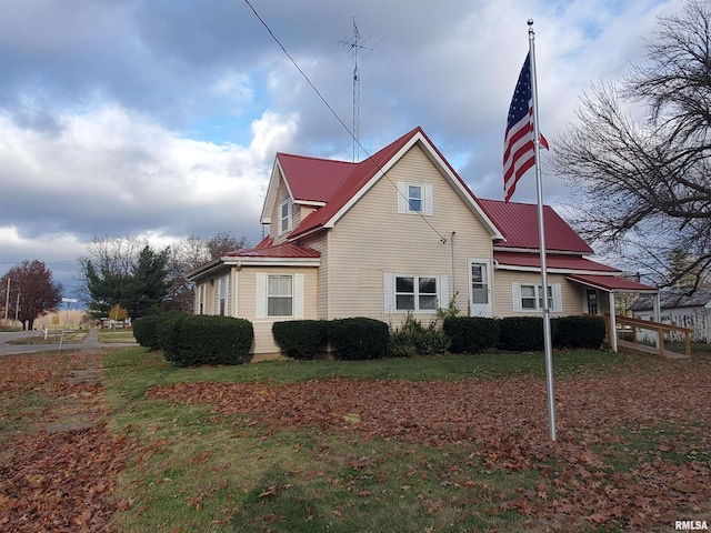 view of side of home