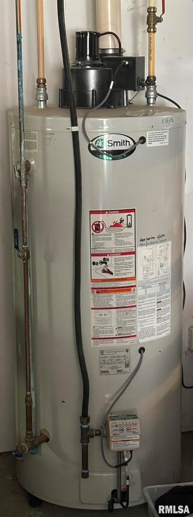 utilities with water heater