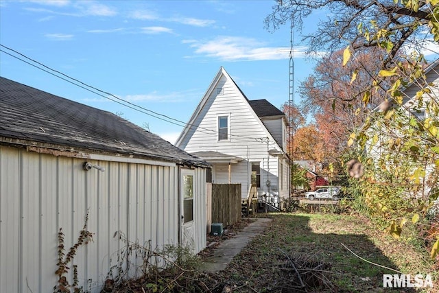 view of side of home