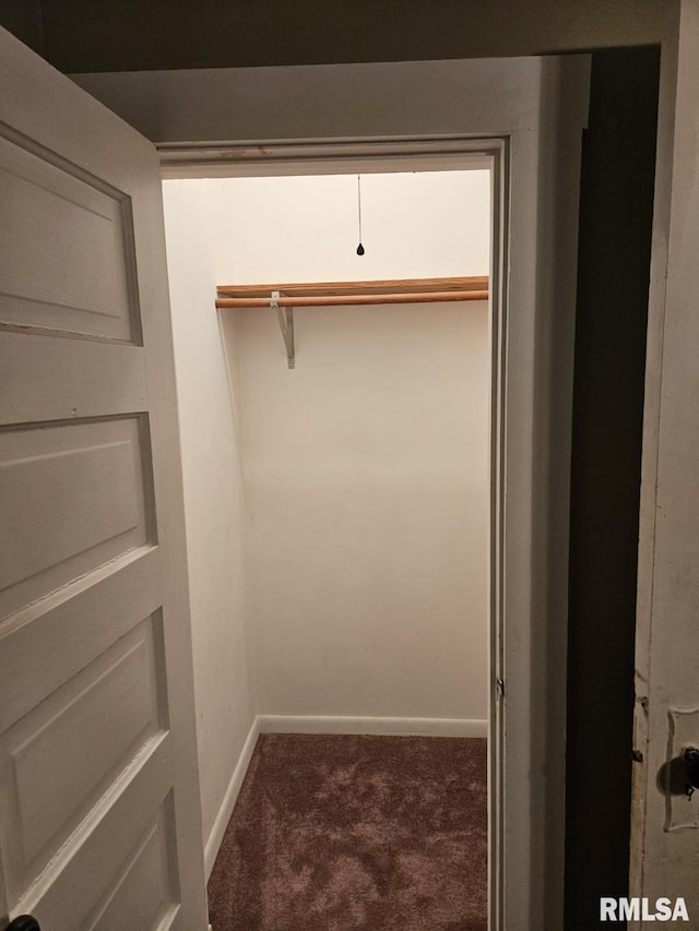 view of closet