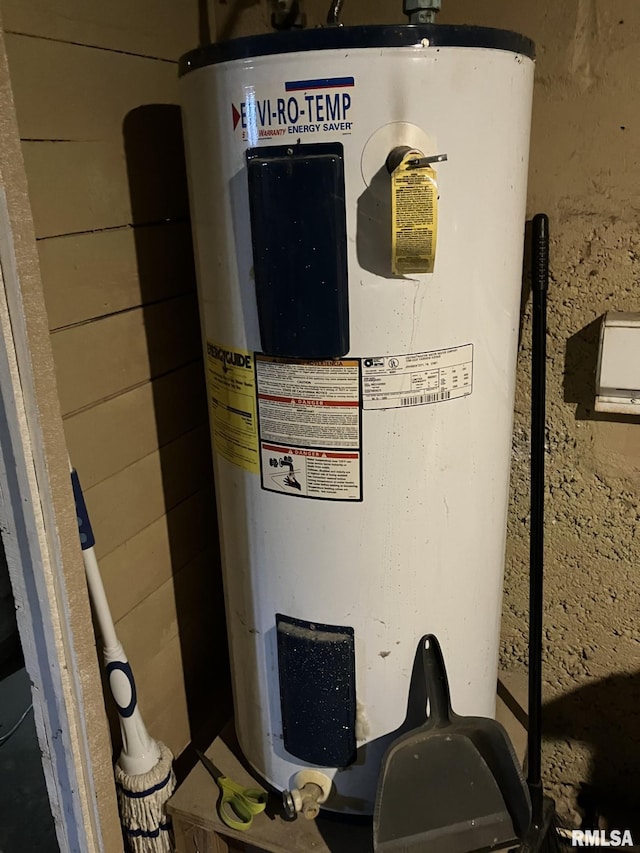 utilities featuring electric water heater