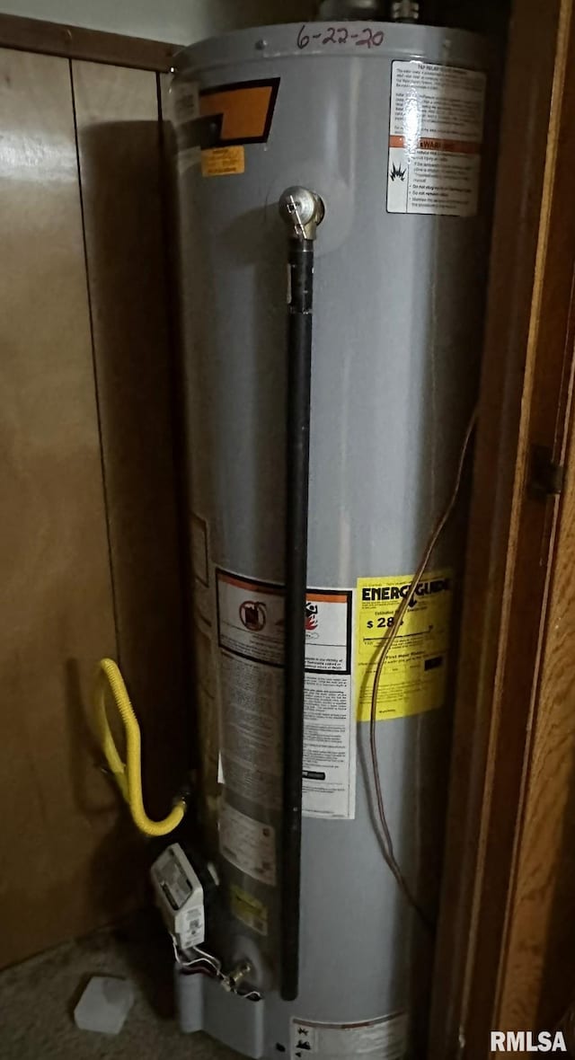 utilities with gas water heater