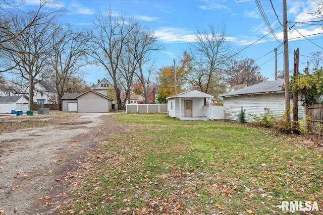 view of yard