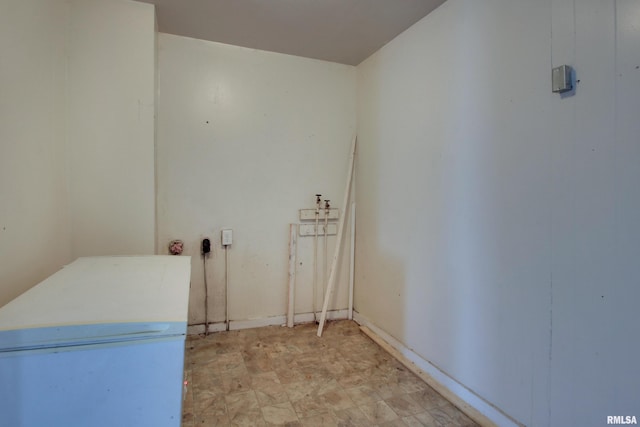 view of clothes washing area