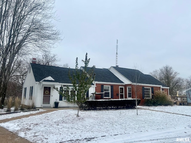 view of ranch-style house