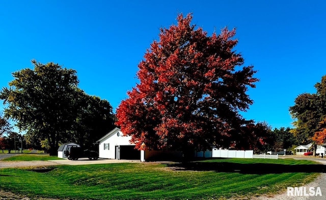 view of yard