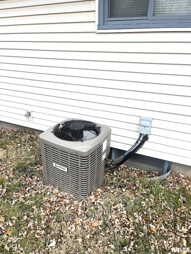 exterior details with cooling unit