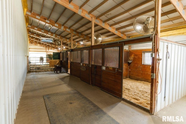 view of horse barn