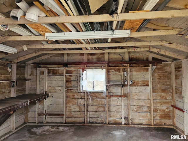 view of storage room