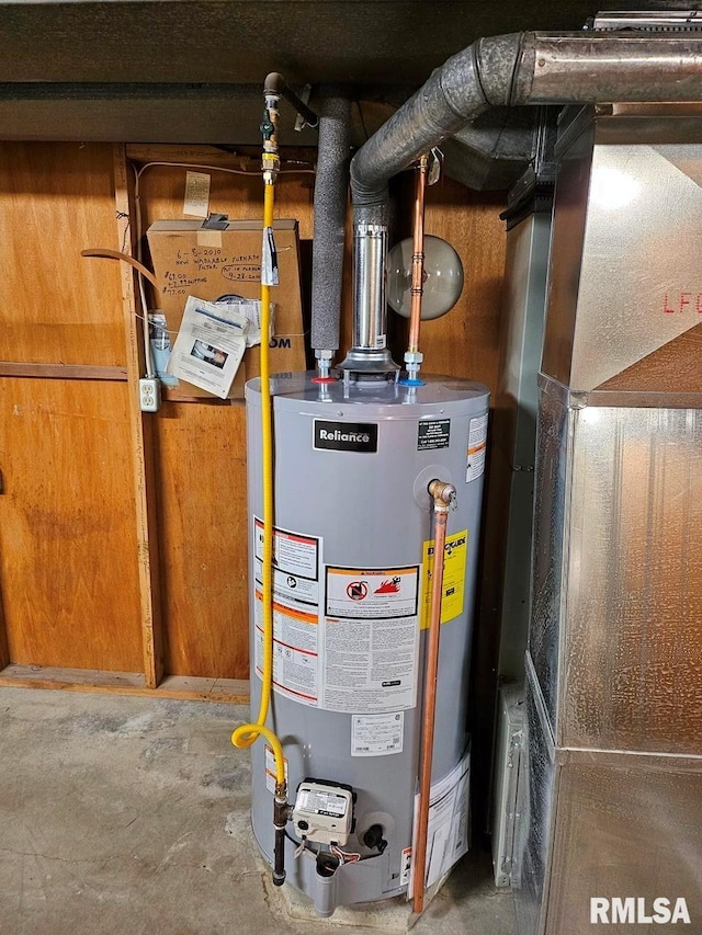 utilities with gas water heater