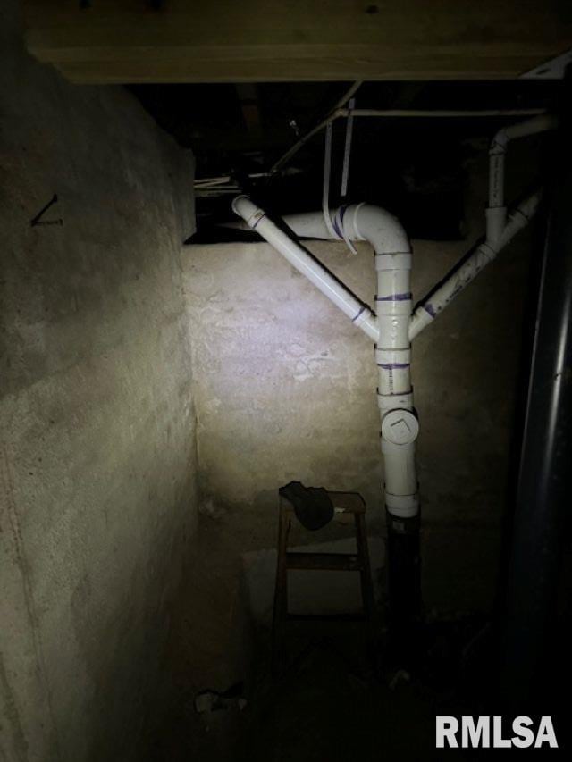 view of basement