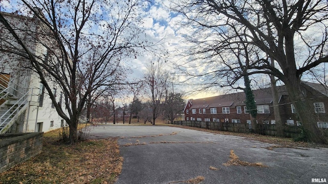 view of road