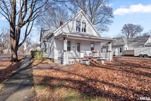 view of front of house featuring a porch