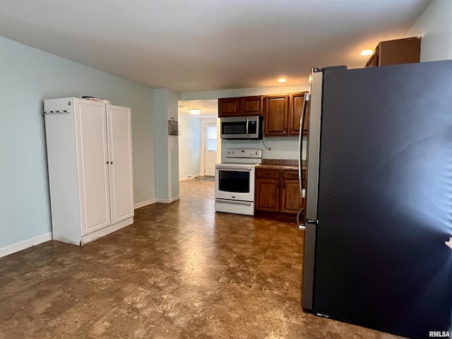 kitchen with stainless steel appliances