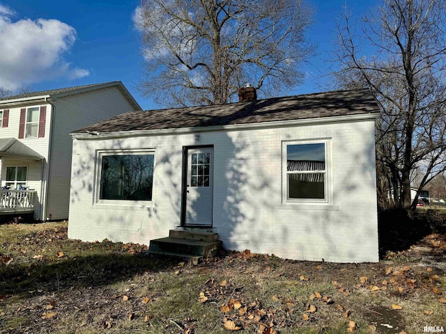 view of back of property