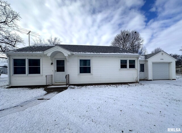 view of ranch-style house