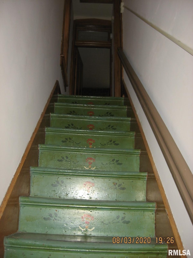 view of staircase