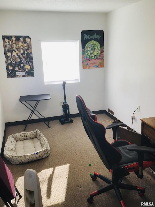 office featuring carpet floors