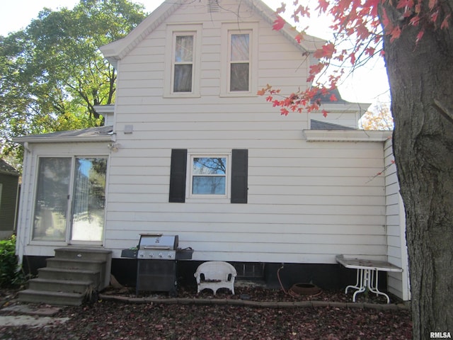 view of back of property