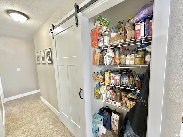 view of pantry