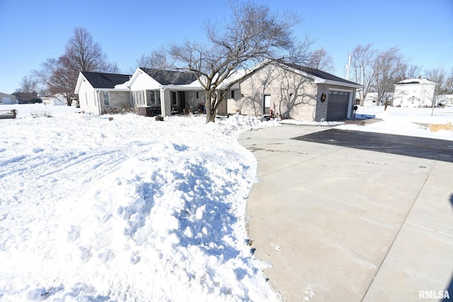 ranch-style house with a garage